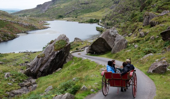 Travelling by Jaunting Cart-in the West of Ireland